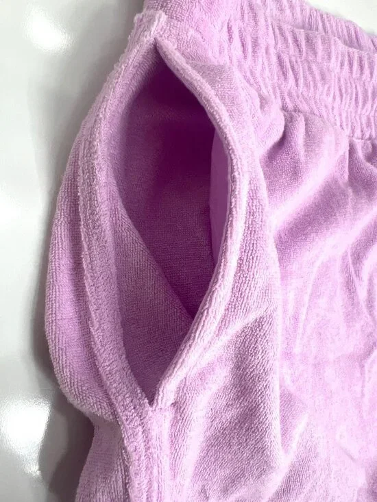 Ava & Viv Shorts Womens 1X Lavender Cotton Blend Relaxed Fit Lounge NWT - Picture 3 of 6